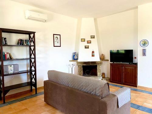 A television and/or entertainment centre at Villa Chiara