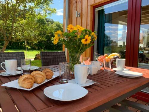 Možnosti snídaně pro hosty v ubytování Naturapartments Birkenreuth