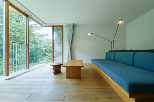 Posezení v ubytování Hakone Retreat Före