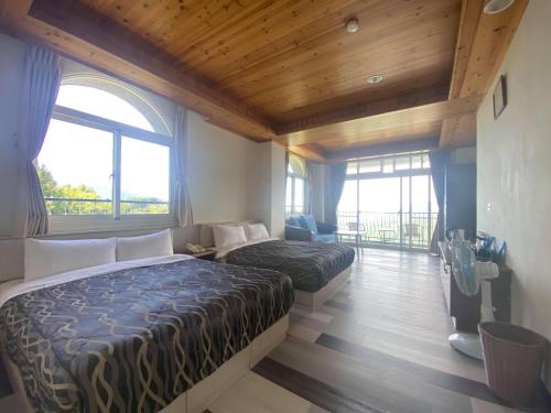 Postel nebo postele na pokoji v ubytování Star Villa