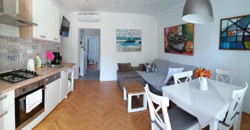 Kuchyňa alebo kuchynka v ubytovaní Dadule Apartments