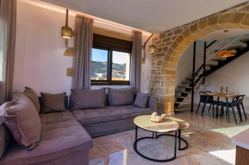 Χώρος καθιστικού στο Anma Villa