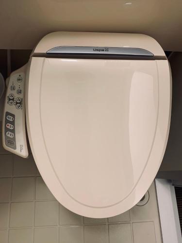 a close up of a toilet in a bathroom at Toyoko Inn Seoul Dongdaemun II in Seoul