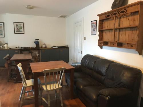 Posezení v ubytování 4 bayview bundoran