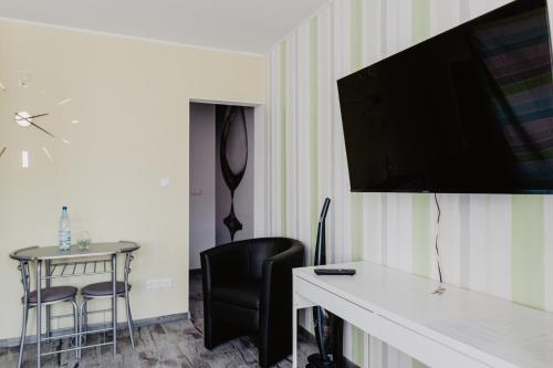 TV a/nebo společenská místnost v ubytování SK Apartments - Green