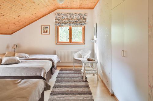 Cama o camas de una habitación en Hyvölän Talo