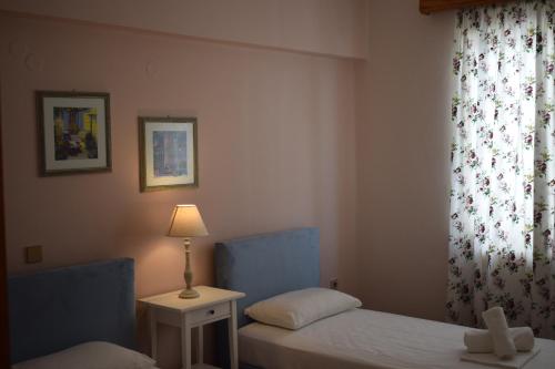 Ένα ή περισσότερα κρεβάτια σε δωμάτιο στο Eleonora apartment no2