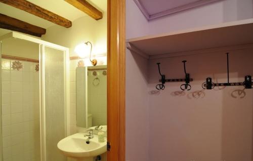 Koupelna v ubytování Casa Estivill