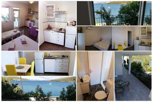 Ruang duduk di Apartmani Skalinada