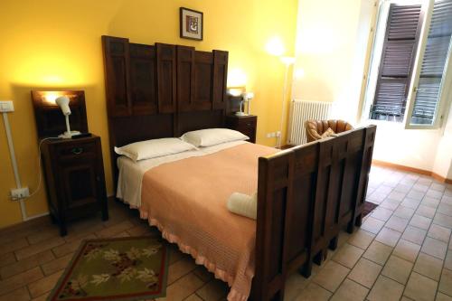 Cama o camas de una habitación en casadiviaappia