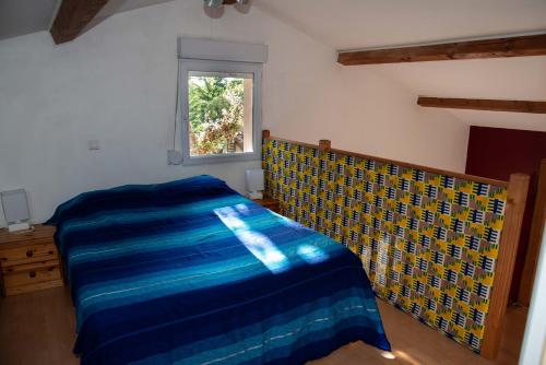 Postel nebo postele na pokoji v ubytování Gîte Les chênes