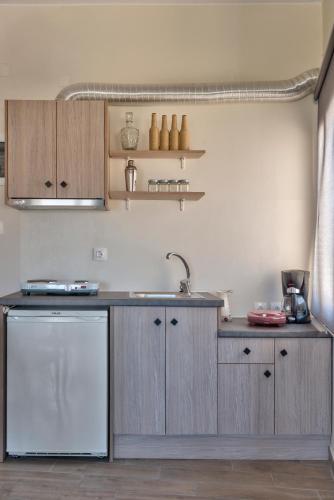 Kuchyň nebo kuchyňský kout v ubytování Guesthouse ERI