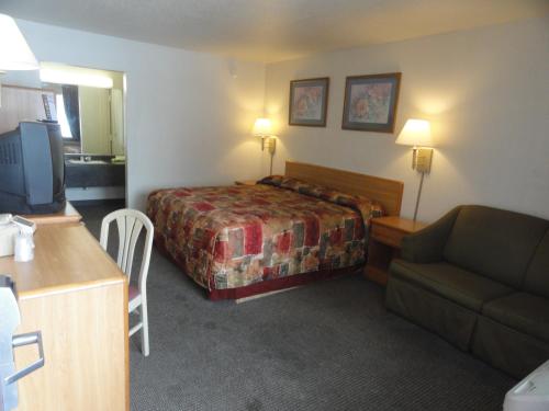 Posezení v ubytování Grand Rapids Inn