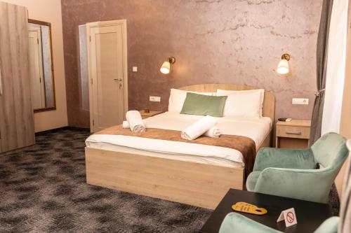 Skadarlija Suitesにあるベッド