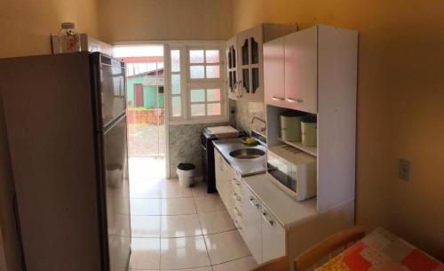 A cozinha ou cozinha compacta de Apartamentos Vitali