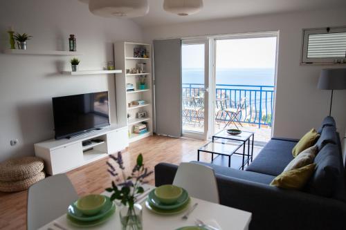 Posezení v ubytování Apartment Iris