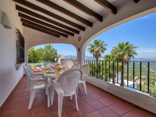 A balcony or terrace at Villa Villa Hermosa Vista by Interhome