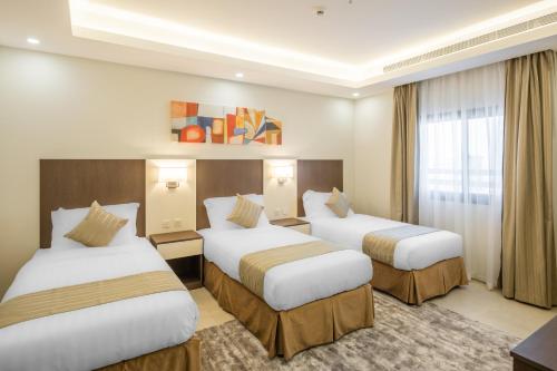 Postel nebo postele na pokoji v ubytování Semat ApartHotel