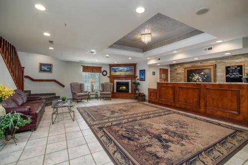 Χώρος καθιστικού στο Hillside Inn Pagosa