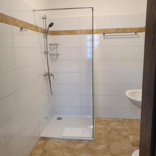 Ένα μπάνιο στο Apartments Oberschlesien