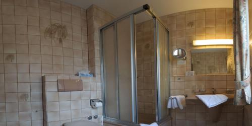 A bathroom at Hotel Restaurant Bären