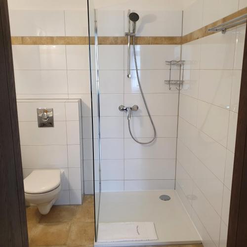 Ένα μπάνιο στο Apartments Oberschlesien