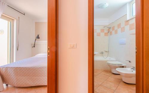 Koupelna v ubytování Villa la Mezza Luna