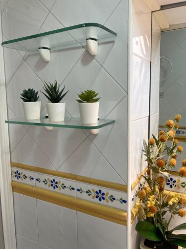 Koupelna v ubytování Casa rustica Mijas Pueblo