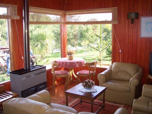 Un lugar para sentarse en Rio Maullin Lodge