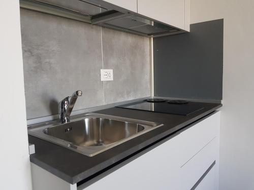 Dapur atau dapur kecil di International Seaview Apartments