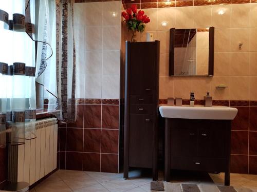 Vonios kambarys apgyvendinimo įstaigoje ZIELONE ZACISZE Joanna Kulpa