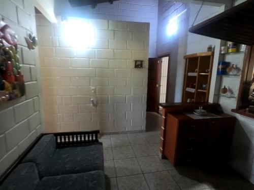 Et badeværelse på CASA AMARELA Beira Rio Guriri