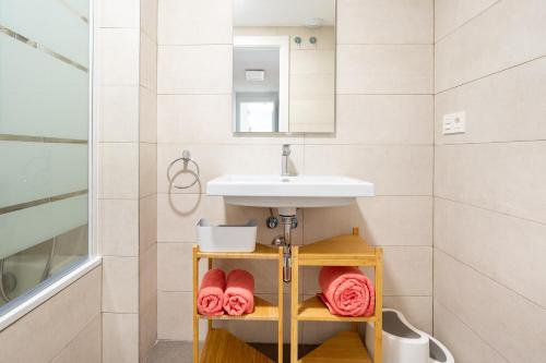 Koupelna v ubytování Seafront Duna Beach Luxury Apartment