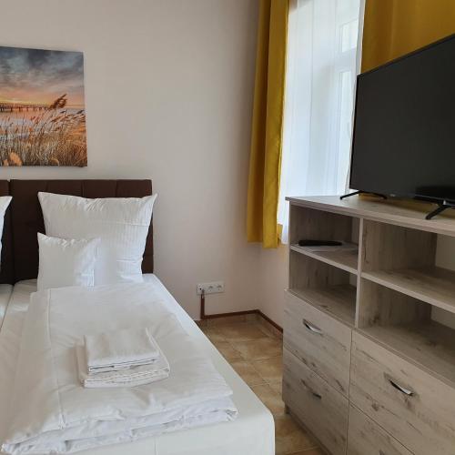 Μια τηλεόραση ή/και κέντρο ψυχαγωγίας στο Apartments Oberschlesien