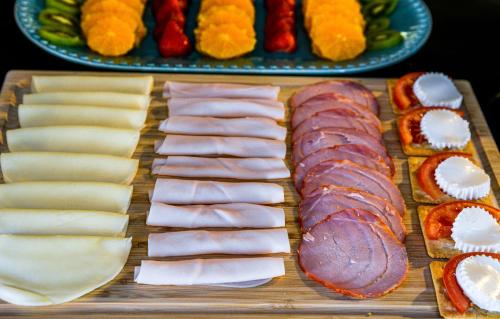 Mad på bed and breakfast-stedet eller i nærheden