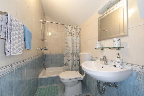 A bathroom at Apartmani Silva