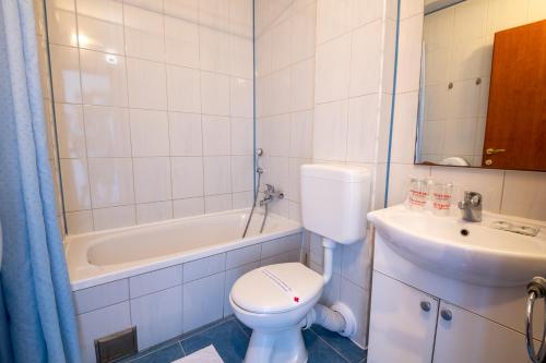 Koupelna v ubytování Motel Jadranka