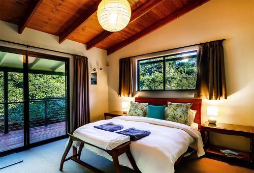 Katil atau katil-katil dalam bilik di Bundara - Idyllic Getaway in the Mountains