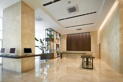 Lobby o reception area sa Staz Hotel Premier Dongtan