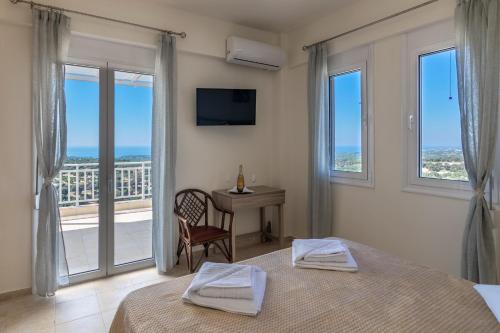 Posteľ alebo postele v izbe v ubytovaní Haravgi 5 bedrooms villa