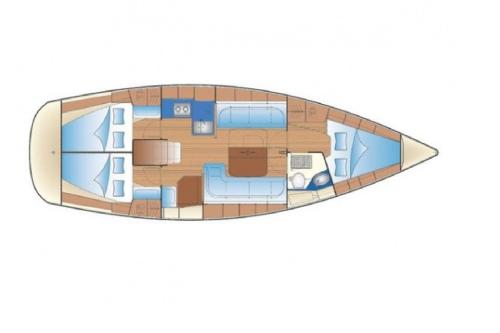 a drawing of a boat on a white background at Segelyacht Bremen City in Bremen