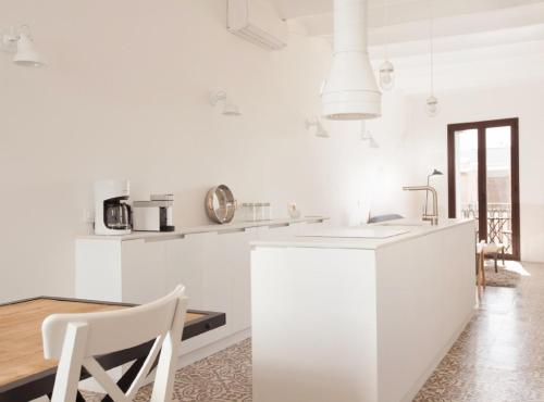 Una cocina o zona de cocina en Flat Vila Olimpica Pere IV/Apartment