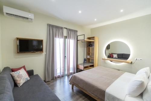 Postel nebo postele na pokoji v ubytování Pegasus Rooms