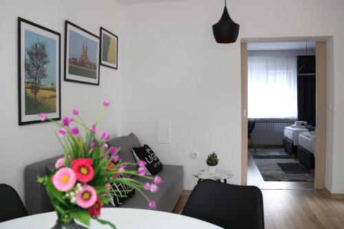 Χώρος καθιστικού στο Apartman Relax