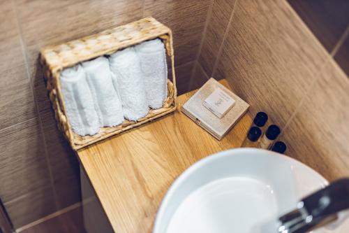 Salle de bains dans l'établissement Maison ALANA