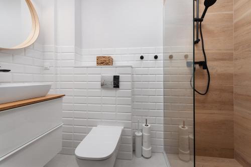 Ένα μπάνιο στο Morskie Apartamenty "Neptun"