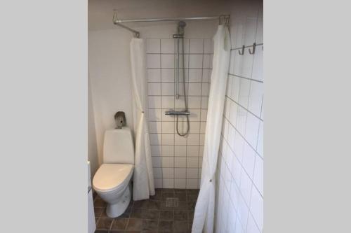 Koupelna v ubytování Charmerende byhus i Præstø centrum