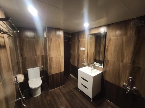 Koupelna v ubytování New Hotel Suhail