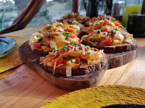 Jídlo v prázdninového domu nebo okolí