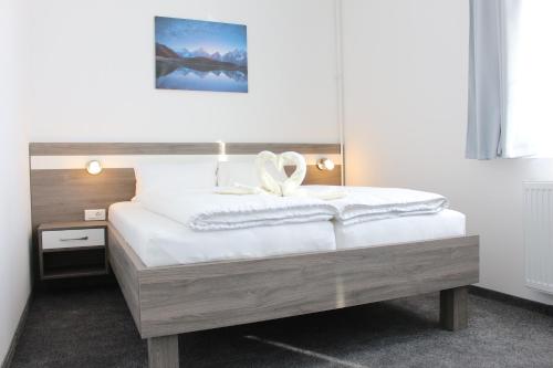Säng eller sängar i ett rum på Schloss
